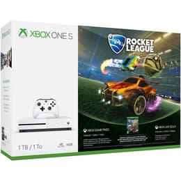 Xbox One S 1000GB - Vit + Rocket League
