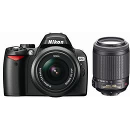 Reflex D60 - Svart + Nikon AF-S DX Nikkor 18-55mm f/3.5-5.6G VR + AF-S DX Nikkor 55-200mm f/4-5.6G VR f/3.5-5.6 + f/4-5.6