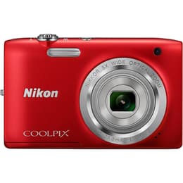 Nikon Coolpix S2800 Kompakt 20.1 - Röd
