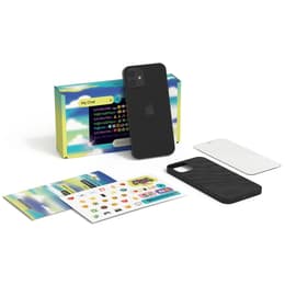Paket iPhone 12 - Svart Classic + Skal (Svart) - 128GB - Olåst