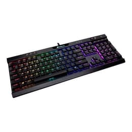 Corsair Keyboard AZERTY Fransk Bakgrundsbelyst tangentbord K70 RGB MK.2 Low Profile