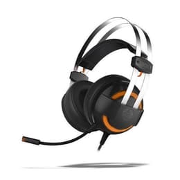 Kode 7.1 Virtual Nxkromkde gaming kabelansluten Hörlurar med microphone - Svart/Orange