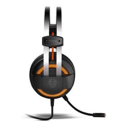 Kode 7.1 Virtual Nxkromkde gaming kabelansluten Hörlurar med microphone - Svart/Orange