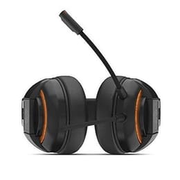 Kode 7.1 Virtual Nxkromkde gaming kabelansluten Hörlurar med microphone - Svart/Orange