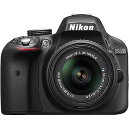 Reflex D3300 - Svart + Nikon Nikon AF-S DX Nikkor 18-55mm f/3.5-5.6G II f/3.5-5.6