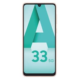 Galaxy A33 5G 128GB - Apelsin - Olåst - Dual-SIM