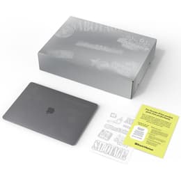 MacBook Air Med märken från klistermärken 13" (2020) - Apple M1 med 8-kärnig CPU och 16-kärnig grafikprocessor - 8GB RAM - SSD 256GB - Nanotexturskärm - AZERTY - Fransk
