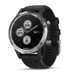 Garmin Smart Watch Fēnix 5S Plus HR GPS - Svart/Silver