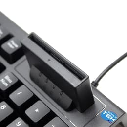 Simpletek Keyboard QWERTZ Tysk Wired with Smart Card Reader