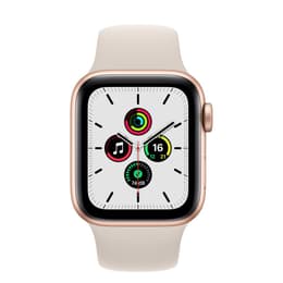 Apple Watch Series SE 1 (2020) GPS 40 mm - Aluminium Guld - Sportband Stjärnglans