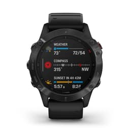 Garmin Smart Watch Fenix 6 Sapphire HR GPS - Svart
