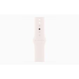 Apple Watch Series 10 (2024) GPS + Mobilnät 42 mm - Aluminium roséguld - Sportband Stjärnglans