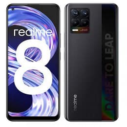 Realme 8 64GB - Svart - Olåst - Dual-SIM