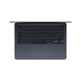 MacBook Air 15" (2024) - Apple M3 med 8-kärnig CPU och 10-kärnig grafikprocessor - 8GB RAM - SSD 256GB - AZERTY - Fransk