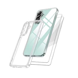 Skal Galaxy A26 och 2 st skärmskydd - TPU - Genomskinlig