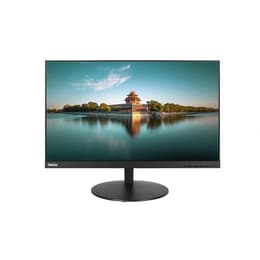 24-tum Lenovo ThinkVision P24Q-10 2560 x 1440 LCD Monitor Svart