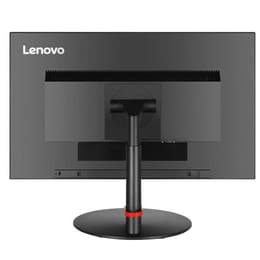 24-tum Lenovo ThinkVision P24Q-10 2560 x 1440 LCD Monitor Svart
