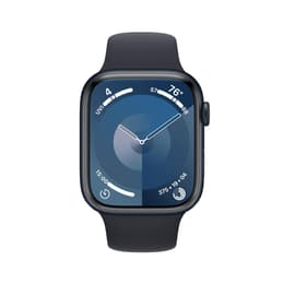 Apple Watch Series 9 (2023) GPS + Mobilnät 45 mm - Aluminium Midnight - Sportband Midnight