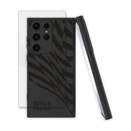 Back Market Skal Galaxy S23 Ultra och skyddsskärm - Återvunnen plast - Svart