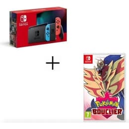 Switch 32GB - Svart - Begränsad upplaga Pokémon Shield + Pokémon Shield
