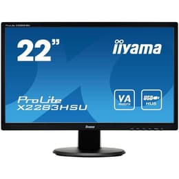 21,5-tum Liyama ProLite X2283HSU-B1DP 1920 x 1080 LCD Monitor Svart