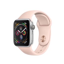Apple Watch (Series 4) 2018 GPS 44 - Aluminium Silver - Sport-loop Rosa
