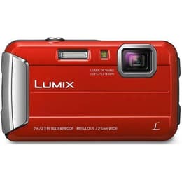 Panasonic Lumix DMC-FT25 Kompakt 16 - Röd