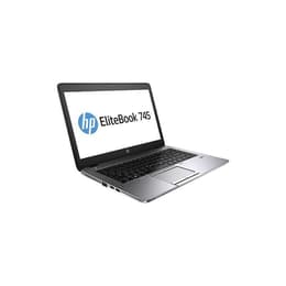 HP EliteBook 745 G2 14-tum (2016) - PRO A10-7350B - 8GB - SSD 256 GB AZERTY - Fransk