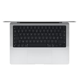 MacBook Pro 14" (2021) - Apple M1 Max med 10-kärnig CPU och 24-kärnig grafikprocessor - 32GB RAM - SSD 1000GB - AZERTY - Fransk