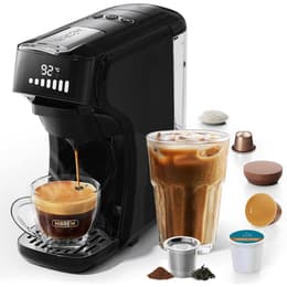 Espresso med kapslar Nespresso kompatibel Hibrew H1B-Black-EU L - Svart