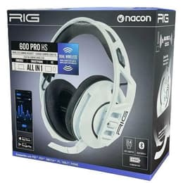Nacon Rig 600 Pro HS noise Cancelling gaming wireless Hörlurar med microphone - Vit