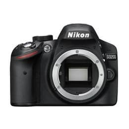 Reflex D3200 - Svart + Nikon AF-S DX Nikkor 55-200mm f/4-5.6G ED VR II f/4-5.6