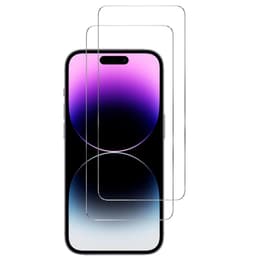 Skyddsskärm iPhone 15 Pro Härdat glas - Härdat glas - Genomskinlig