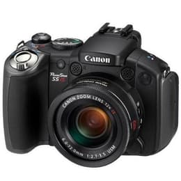 Bro PowerShot S5 IS - Svart + Canon Canon Zoom Lens 12x 36-432 mm f/2.7-3.5 f/2.7-3.5
