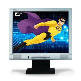 15-tum Ecran PC Pro 15", NEC AccuSync ASLCD52VM-BK LCD TFT VGA 1024x768 75Hz Inclinable 1024 x 768 LCD Monitor Grå