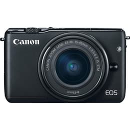EOS M10 - Svart + Canon Canon Zoom Lens EF-M 15-45 mm f/3.5-6.3 IS STM f/3.5-6.3