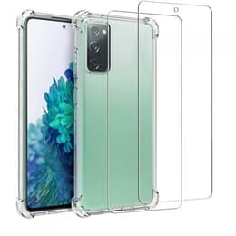 Skal Galaxy S20 FE och 2 st skärmskydd - TPU - Genomskinlig