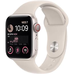 Apple Watch (Series SE) 2022 GPS + Mobilnät 40 - Aluminium Stjärnglans - Sportband Stjärnljus