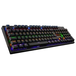 The G-Lab Keyboard QWERTY Spansk Bakgrundsbelyst tangentbord Keyz Carbon 2