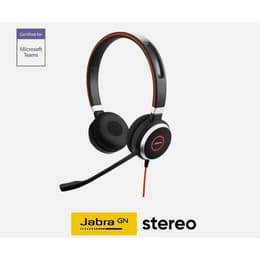 Jabra Evolve 40 MS Stereo noise Cancelling kabelansluten Hörlurar med microphone - Svart
