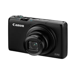 Kompakt PowerShot S95 - Svart + Canon Canon Zoom Lens 3.8 x IS 28–105mm f/2.0-4.9 f/2.0-4.9