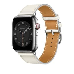 Apple Watch (2021) GPS + Mobilnät 45 mm - Rostfritt stål Silver