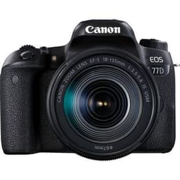 Canon EOS 77D Reflex 24 - Svart