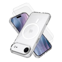 Skal iPhone Air och 2 st skärmskydd - TPU - Genomskinlig