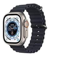 Apple Watch (Ultra) 2022 GPS + Mobilnät 49 - Titan Grå - Sportband Blå