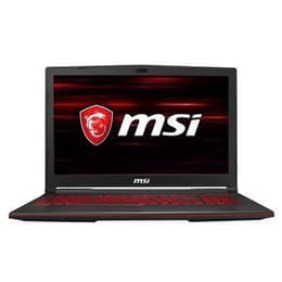 MSI GL63 15-tum (2018) - Core i5 - Gen 8 (H) - 8GB - SSD 256 GB AZERTY - Fransk