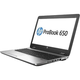 HP ProBook 650 G2 15-tum (2015) - Core i5-6300U - 8GB - SSD 128 GB AZERTY - Fransk