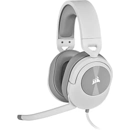 Corsair HS55 noise Cancelling gaming kabelansluten Hörlurar med microphone - Vit