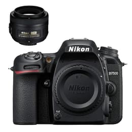 Reflex D7500 - Svart + Nikkor Nikkor DX 35mm f/1.8G f/1.8