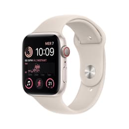Apple Watch Series SE 2 (2022) GPS 40 mm - Aluminium Stjärnglans - Sportband Stjärnglans